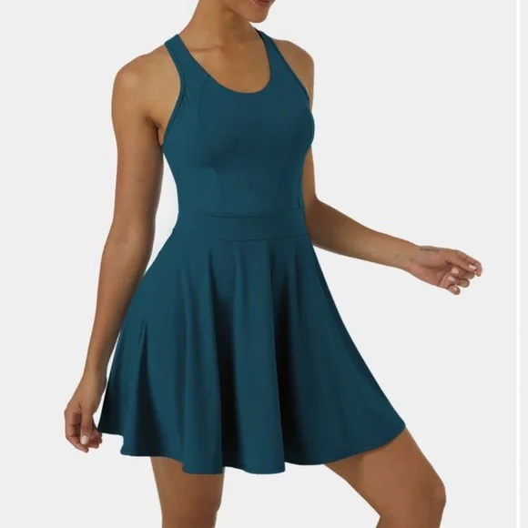 blue racer back golf dress Pacific main image 1